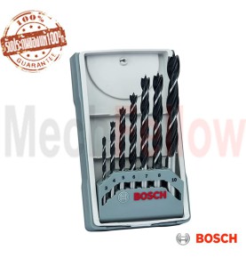 BOSCH ดอกเจาะไม้ 7 ชิ้น 3-10มม.(3,4,5,6,7,8,10mm.)