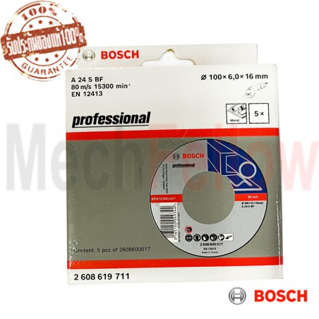BOSCH ใบเจียรหนา 4นิ้วx6มม.(แพค5)