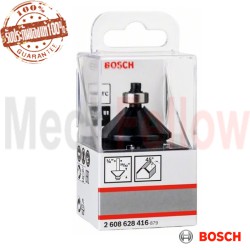 BOSCH ดอกเซาะร่อง ตีเอียง45ปลายลูกปืน 1/4