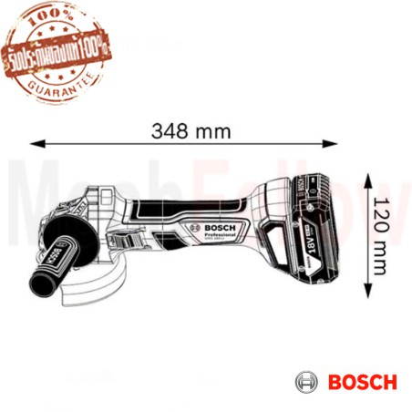 เครื่องเจียระไนมุมไร้สาย GWS 180-LI BOSCH