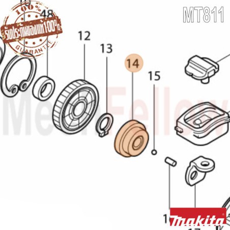 เฟืองกระแทก MAKITA MT811 No.14