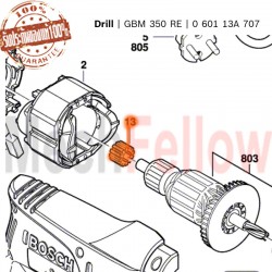 บู๊ช BOSCH รุ่น GBM350RE