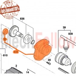 Gear Housing Bosch GSB16RE