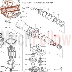 วงแหวนรูป Y 34 MAKITA HM-1302 No.22