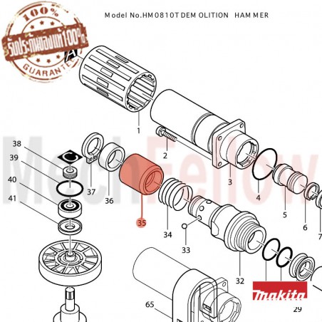 Change Ring MAKITA HM0810T No.35