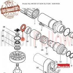 Retaining Ring S-28 MAKITA HM-0810T No.37