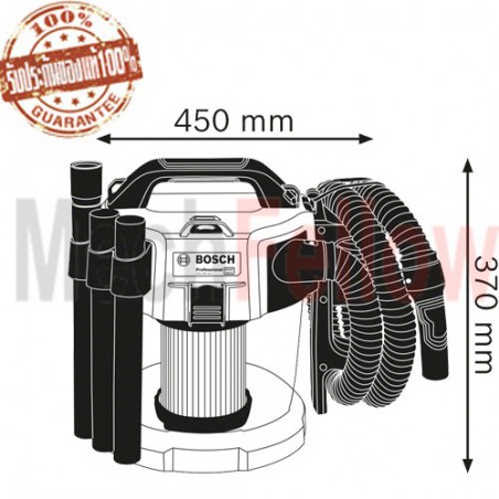 เครื่องดูดฝุ่นไร้สาย BOSCH GAS 18V-10L(เครื่องเปล่า)