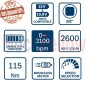 บล็อคไร้สาย 3/8 นิ้ว Bosch GDS 12V-EC บล็อคไร้สาย 3/8 นิ้ว Bosch GDS 12V-EC